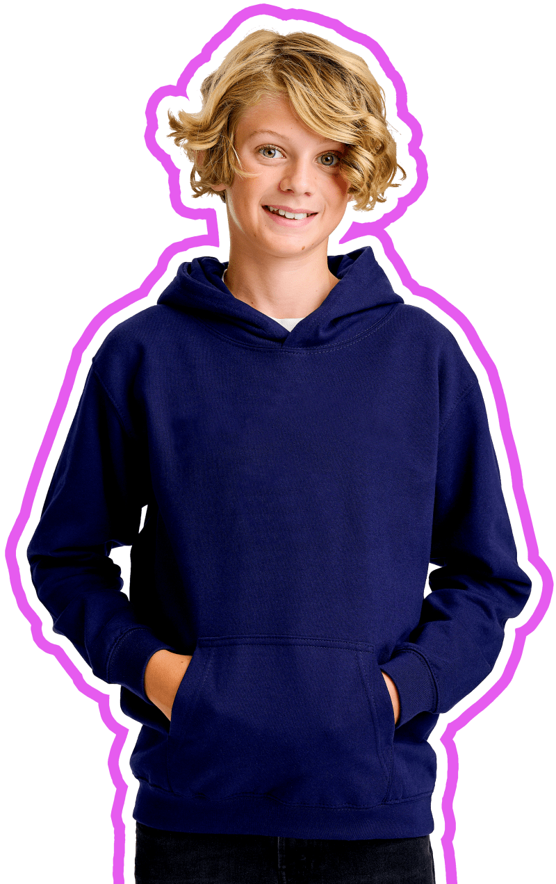 leavers hoodies model