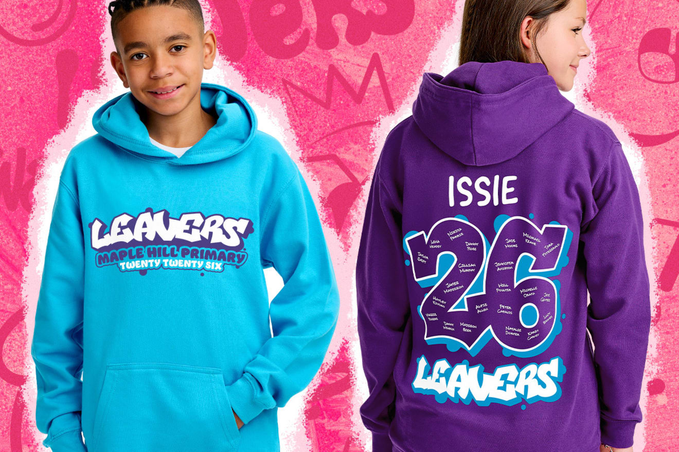 Graffiti Leavers Hoodies 2026