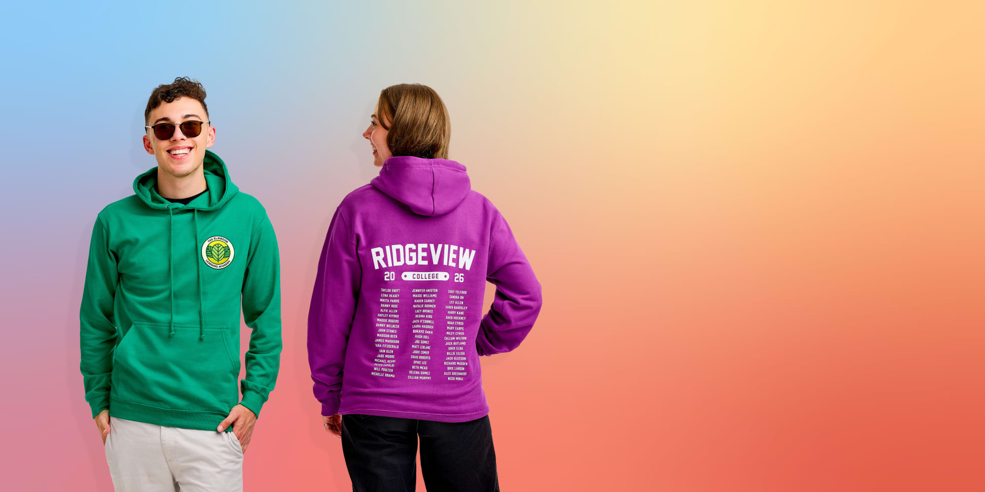 Customise school leavers design
