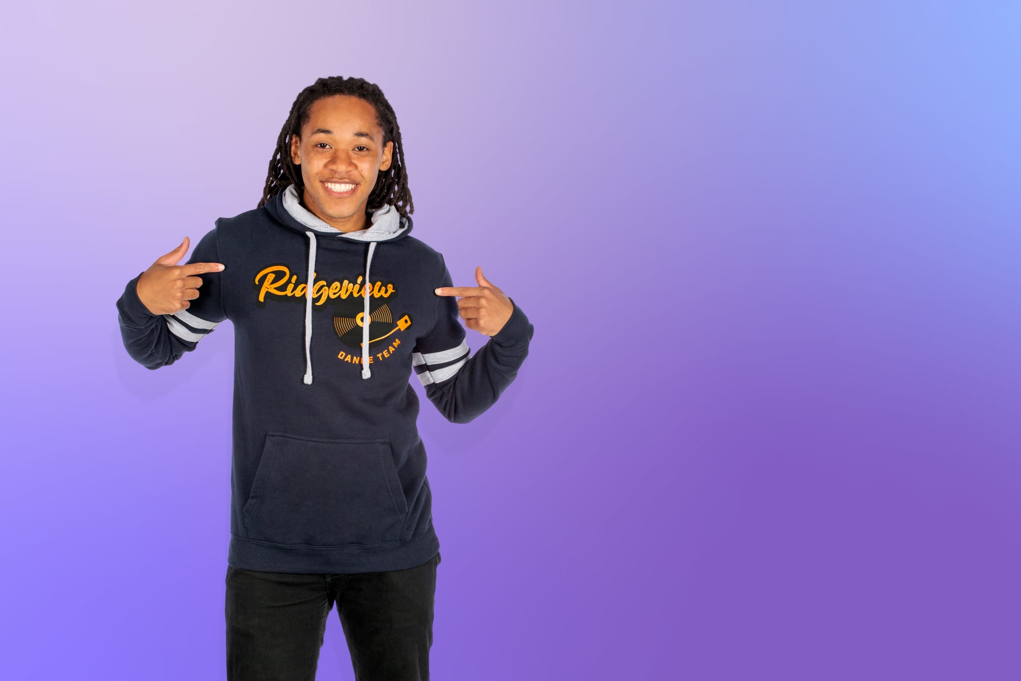 Dance and theatre group hoodies