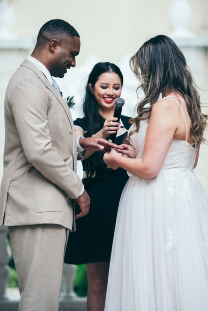 Khanh P. Duong, wedding planner and emcee, in Hawaii