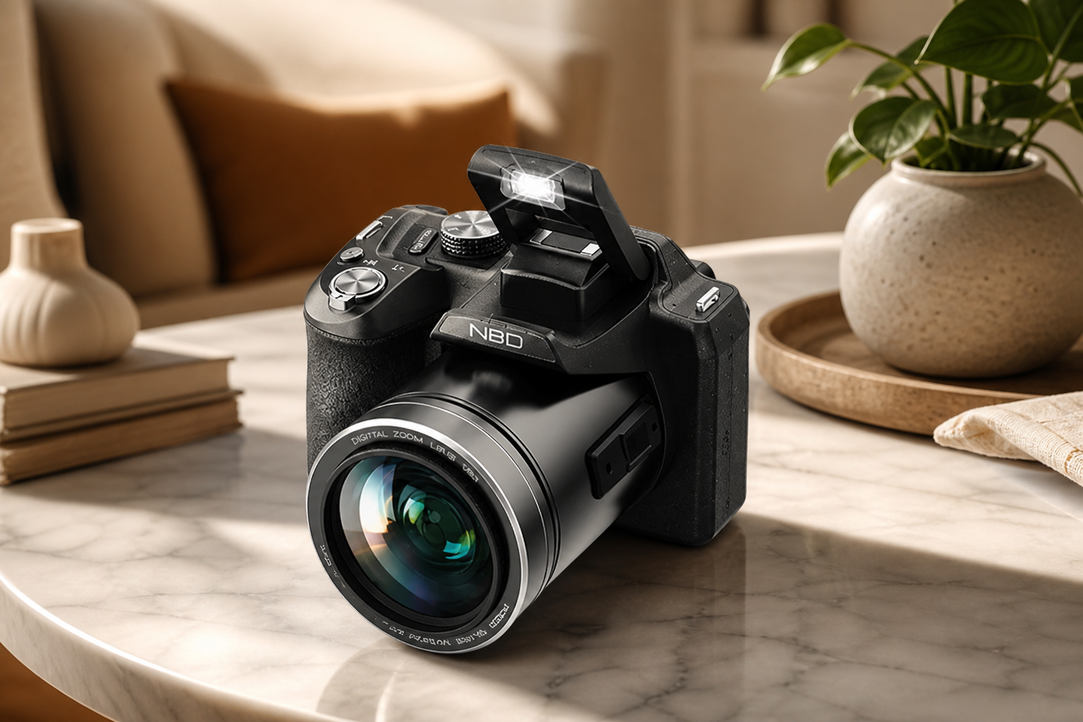 8K 64MP Digital Camera for Photography, Professional Camera(Black)