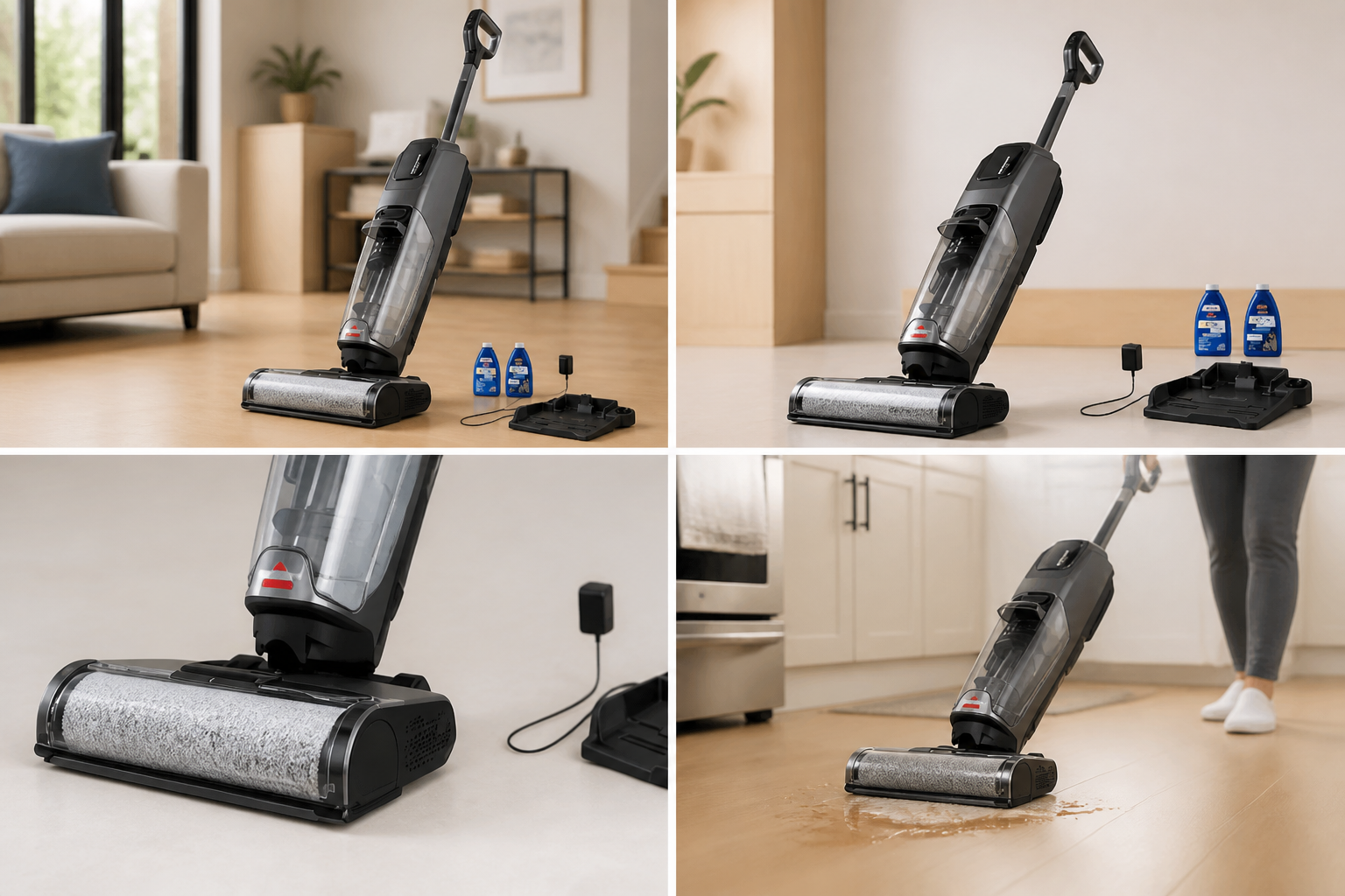 Bissell CrossWave OmniForce Cordless Wet Dry Vacuum Mop, 3882