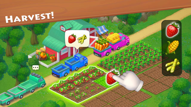 Township Mod APK Gameplay Screenshot 1 – Unlimited Money