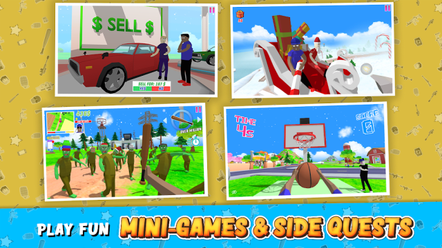 Dude Theft Wars Mod APK Gameplay Screenshot 5 – Free Shopping