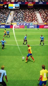 Soccer Superstar Mod APK Gameplay Screenshot 1 – Auto-Win