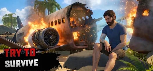 Ocean Nomad — Raft Survival Mod APK Gameplay Screenshot 1 – Unlimited Money