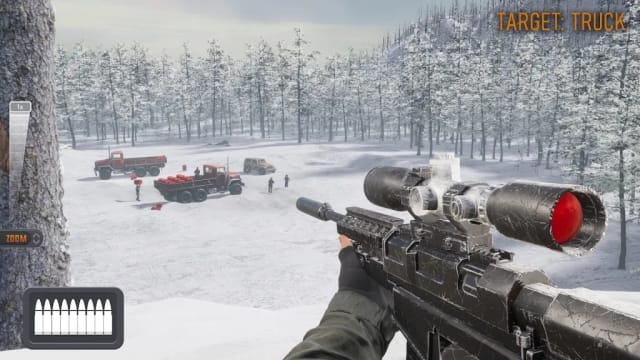 Sniper 3D：Gun Shooting Games Mod APK Gameplay Screenshot 1 – Unlimited Coins / Resources