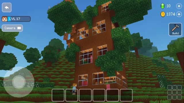 Block Craft 3D：Building Game Mod APK Gameplay Screenshot 1 – Unlimited Coins / Gems