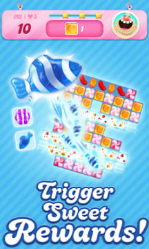 Candy Crush Saga Mod APK Gameplay Screenshot 3 – Unlimited Moves