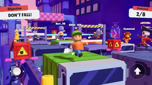Stumble Guys Mod APK Gameplay Screenshot 4 – Forced video ads removed, including between-match ads