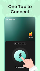 Bolt VPN Mod APK App Screenshot 2 – Pro Unlocked