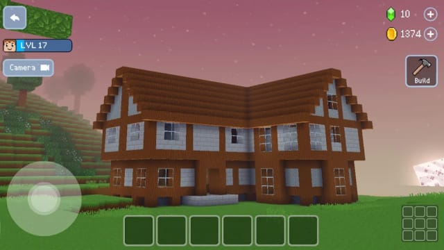 Block Craft 3D：Building Game Mod APK Gameplay Screenshot 2 – All Blocks and Skins Unlocked