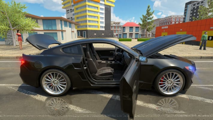 Car Simulator 2: Open World Mod APK Gameplay Screenshot 1 – Unlimited Money