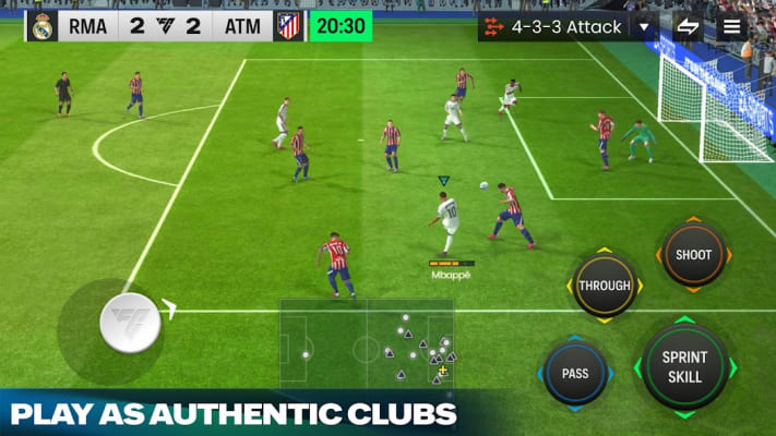 FC Mobile Mod APK Gameplay Screenshot 2 – Unlimited money