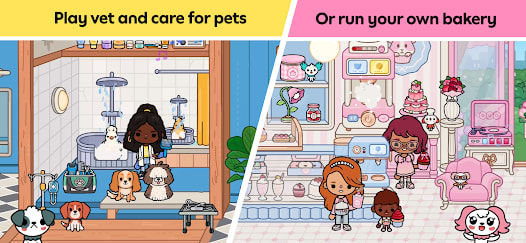 Toca Boca World Mod APK Gameplay Screenshot 6 – All Pets Unlocked