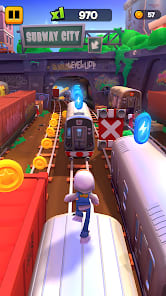 Subway Surfers City Mod APK Gameplay Screenshot 1 – MOD MENU
