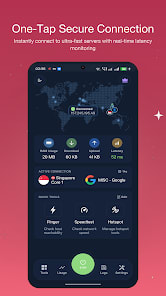 EUT VPN Mod APK App Screenshot 1 – Premium Unlocked