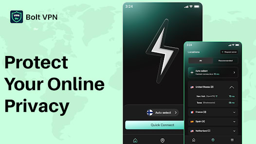 Bolt VPN Mod APK App Screenshot 8 – Split Tunneling