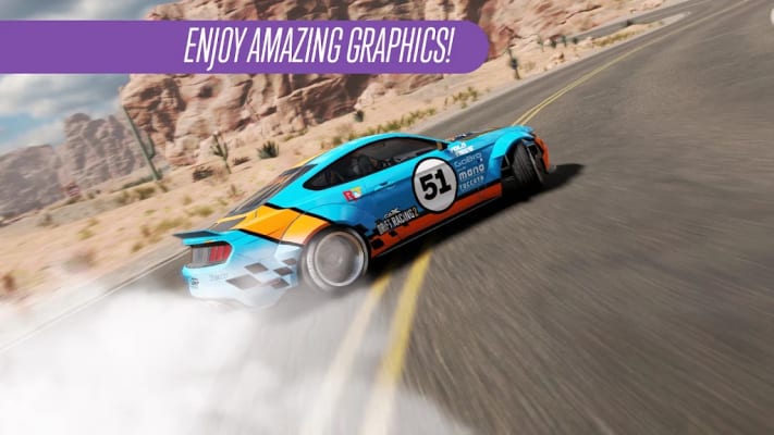 CarX Drift Racing 2 Mod APK Gameplay Screenshot 2 – All Cars Unlocked