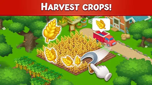 Farm City: Farming & Building Mod APK Gameplay Screenshot 1 – Unlimited money