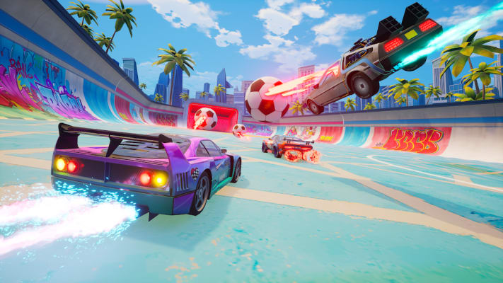 Cars Royale: League of Rocket Mod APK Gameplay Screenshot 3 – No Ads
