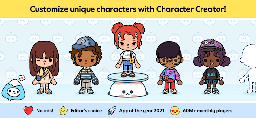 Toca Boca World Mod APK Gameplay Screenshot 1 – All Unlocked
