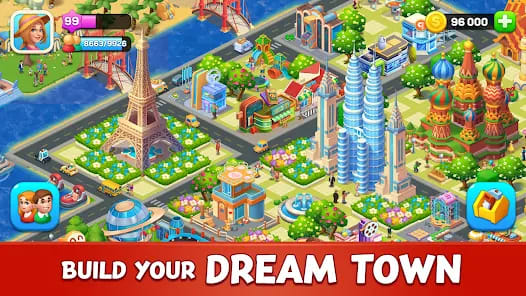 Farm City: Farming & Building Mod APK Gameplay Screenshot 5 – Unlimited money