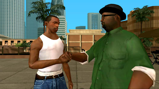GTA San Andreas Mod APK Gameplay Screenshot 1 – MOD MENU 50+