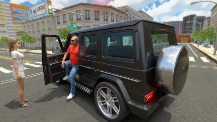 Car Simulator 2: Open World Mod APK Gameplay Screenshot 4 – Unlimited Fuel