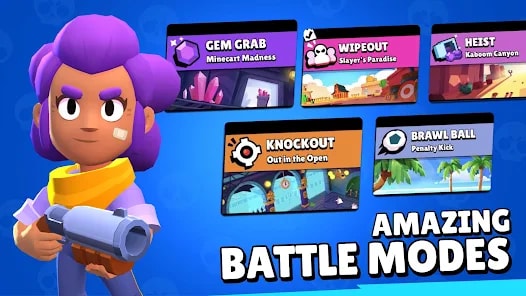 Brawl Stars Mod APK Gameplay Screenshot 2 – Unlimited Gold