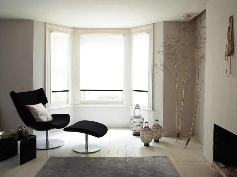 Vertical Blinds — Living Room