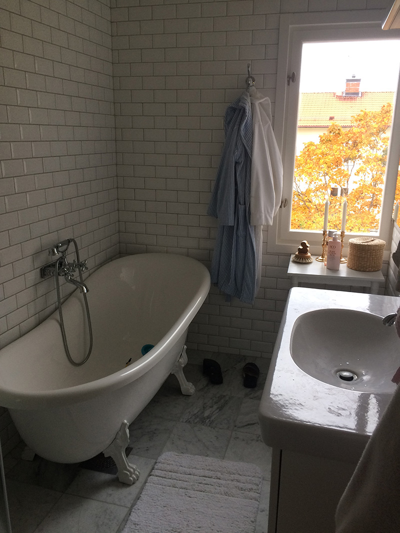 Claes från bromma er mycket nöjd med badrumsrenovering resultatet