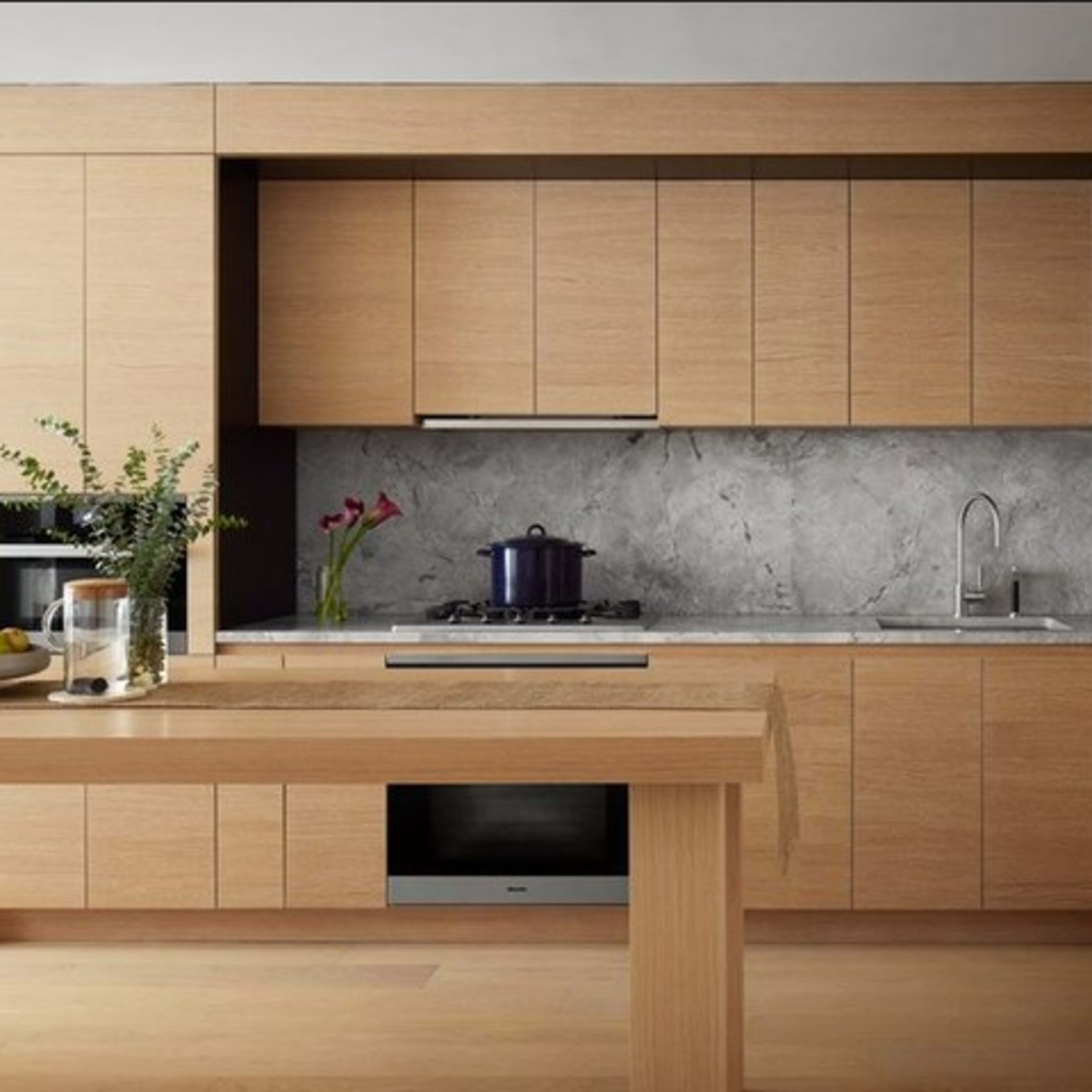 Manhattan White Oak Kitchen