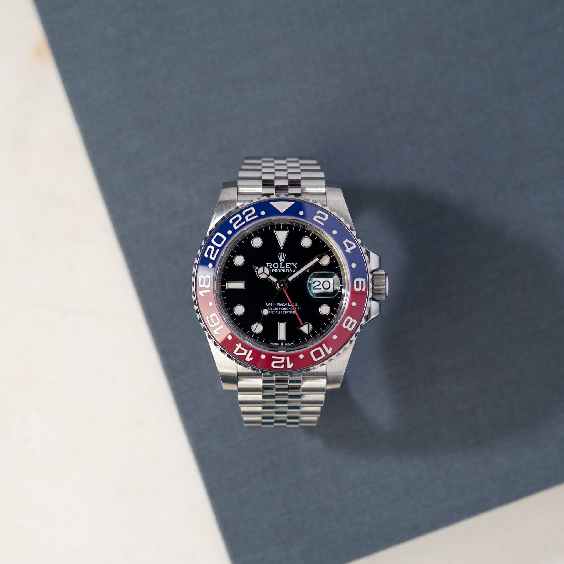 Rolex GMT Master ll Pepsi 126710BLRO Full Set 41Watch