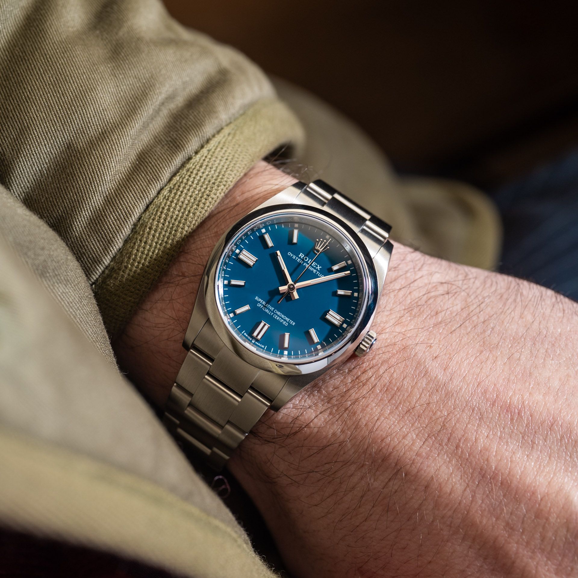 Rolex Oyster Perpetual 36 Bleu Med 126000 | 41Watch