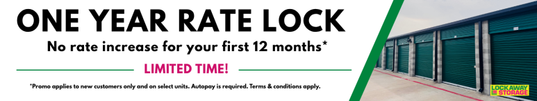 Image showing promotional deals at self storage facility Lockaway Storage, 2881 FM 1385, Aubrey, TX, 76227