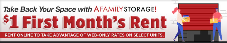 Image showing promotional deals at self storage facility A Family Storage, 3131 W. Orange Grove Rd., Tucson, AZ, 85741