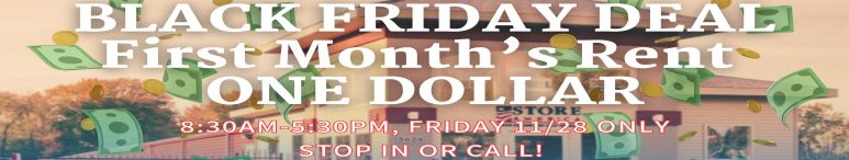 Image showing promotional deals at self storage facility Store America - North Syracuse, 5624 Bear Road, North Syracuse, NY, 13212