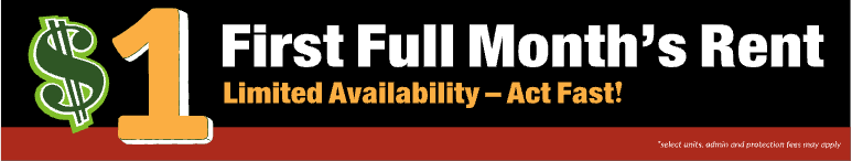 Image showing promotional deals at self storage facility Dolsontown Road Self Storage, 1168 Dolsontown Road, Middletown, NY, 10940