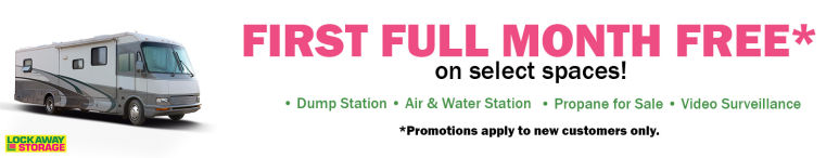 Image showing promotional deals at self storage facility Lockaway Storage, 4022 Prairie Xing, Celina, TX, 75009