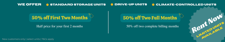 Image showing promotional deals at self storage facility Storage Outlet, 13879 Central Ave, Chino, CA, 91710