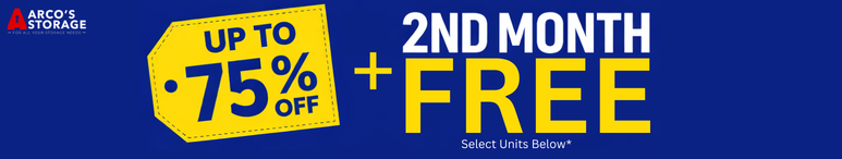 Image showing promotional deals at self storage facility Arco's Self Storage, 1120 E March Lane, Stockton, CA, 95210