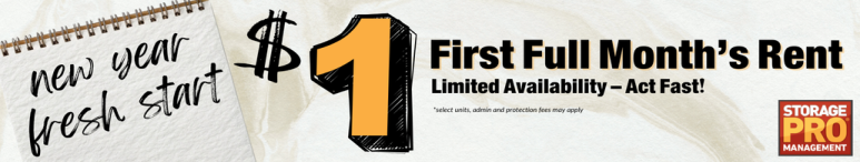 Image showing promotional deals at self storage facility North Main Storage, 1280 N Main Street, Manteca, CA, 95336