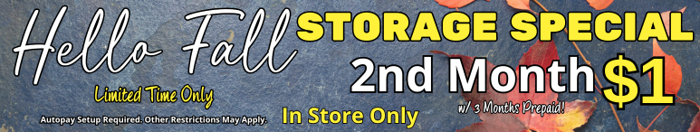 Image showing promotional deals at self storage facility Storage Solutions IX, 3468 Martinsburg Pike, Clearbrook, VA, 22624