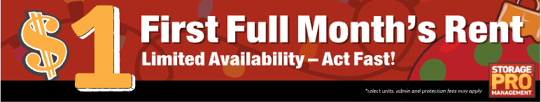 Image showing promotional deals at self storage facility Brimhall Mini Storage, 7830 Brimhall Rd, Bakersfield, CA, 93308