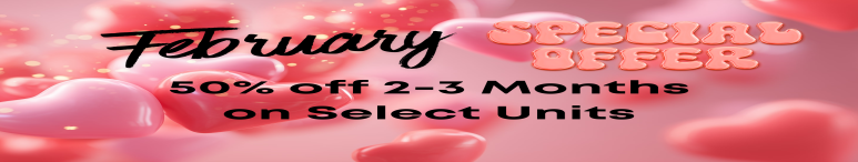 Image showing promotional deals at self storage facility Teasley Lane Self Storage, 8388 Teasley Ln, Denton, TX, 76210