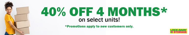Image showing promotional deals at self storage facility Lockaway Storage, 3280 NW Loop 410, San Antonio, TX, 78213