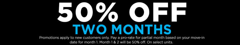 Image showing promotional deals at self storage facility Newhall Valencia Mini Storage, 22412 12th St, Newhall, CA, 91321