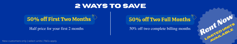 Image showing promotional deals at self storage facility Lighthouse Self Storage Cooper City, 11060 Griffin Rd, Cooper City, FL, 33328
